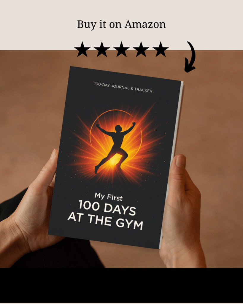 My first 100 days at the gym journal being held