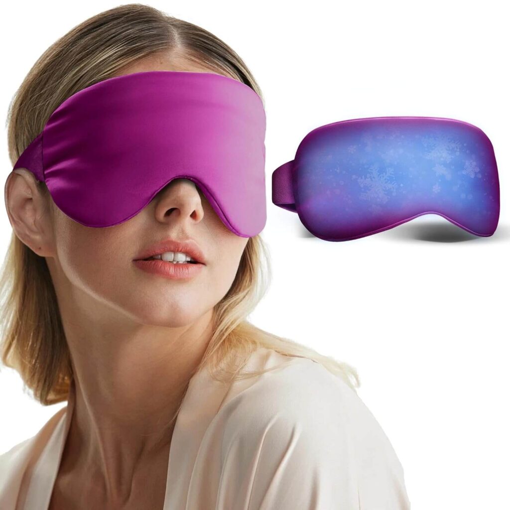 Cooling Eye Mask for Puffy Eyes Simple Self-Care Products That Help You Relax After a Long Day