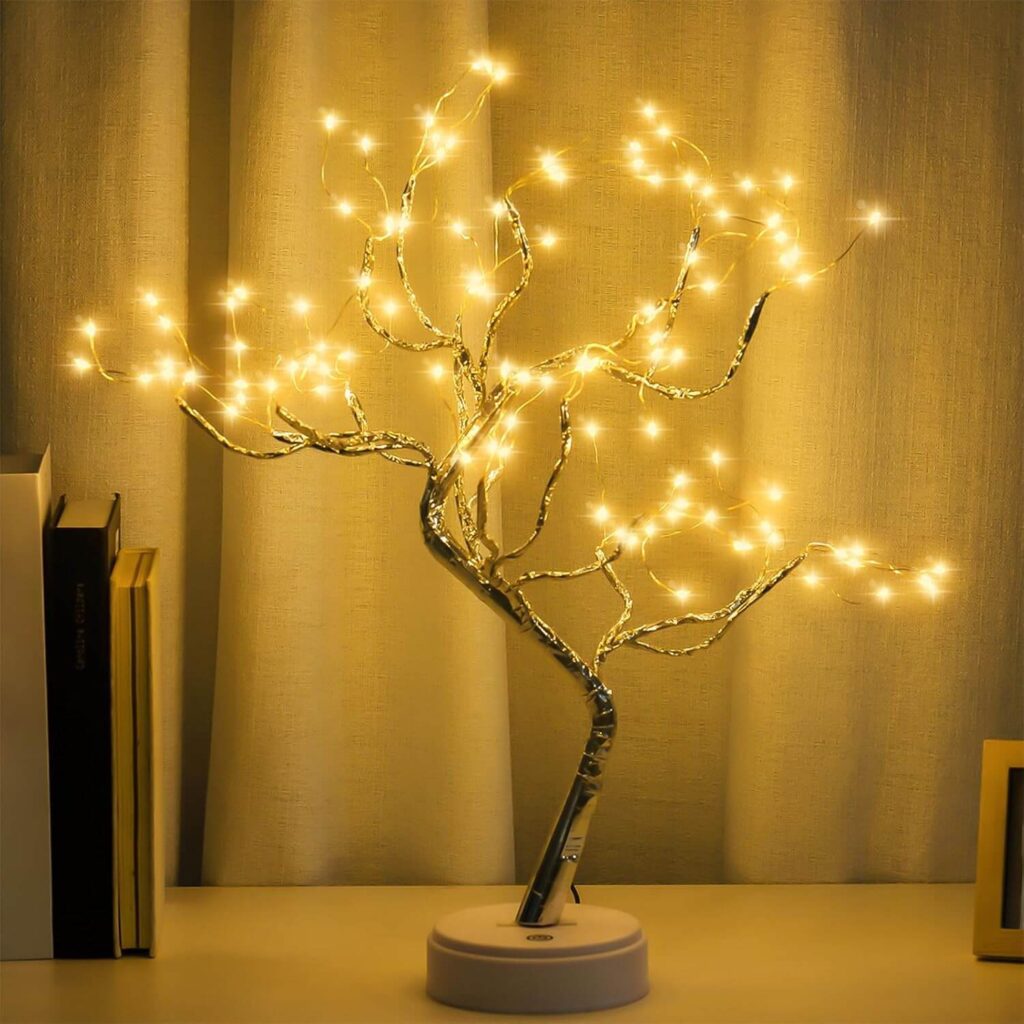 LED Tabletop Bonsai Tree Light Subtle Anime Desk Accessories That Still Look Clean and Stylish