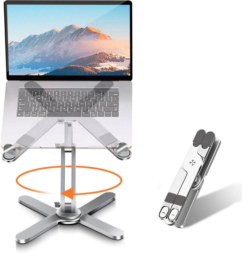 Laptop Stand with 360 Rotating Base Desk Items You Didn’t Know You Needed (But Actually Make Life Easier)