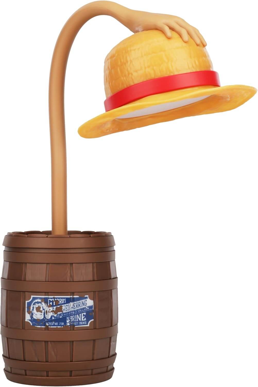 One Piece Straw Hat Posable Desk Light Subtle Anime Desk Accessories That Still Look Clean and Stylish