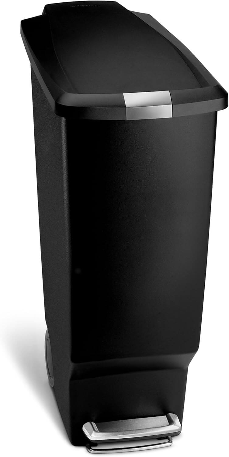 Slim Kitchen Step Trash Can Small Apartment Essentials That Save Space and Reduce Clutter