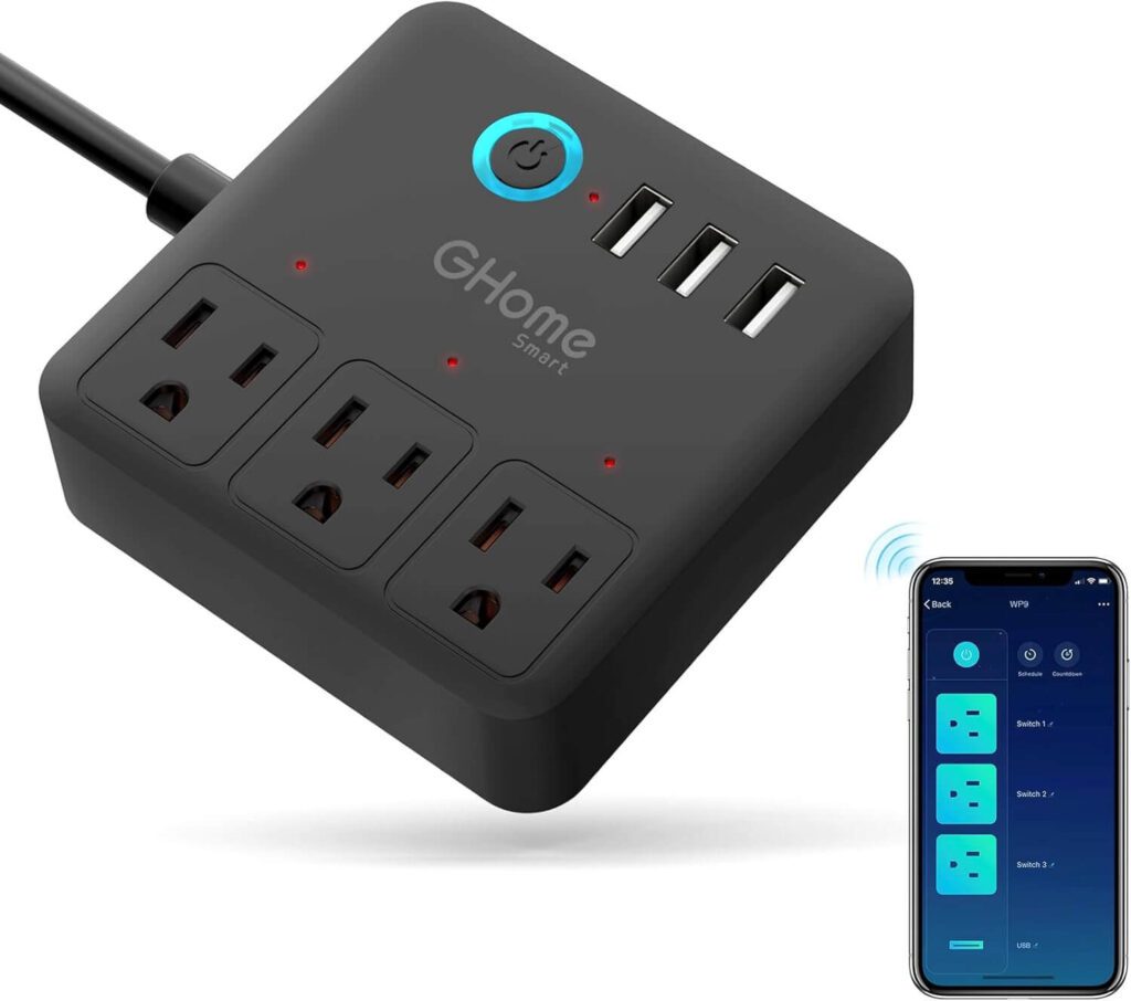 Smart Power Strip with 3 WiFi Outlets Smart Home Gadgets That Are Actually Worth Buying (No Gimmicks)