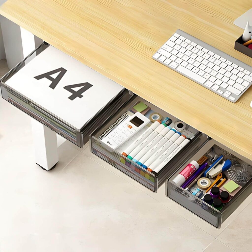 Under Desk Table Drawer Storage Organizer Best Desk Accessories for Productivity and Focus (That Actually Help)