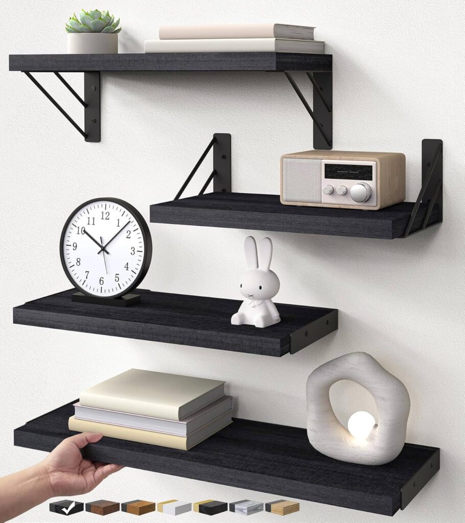 Wall mounted Floating Shelves Small Apartment Essentials That Save Space and Reduce Clutter