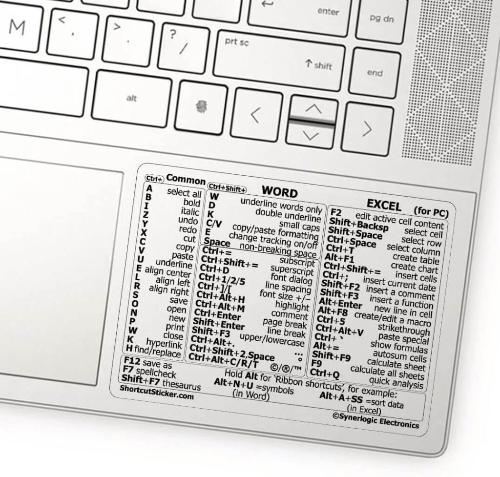 WordExcel Windows Shortcut Sticker Desk Items You Didn’t Know You Needed (But Actually Make Life Easier)