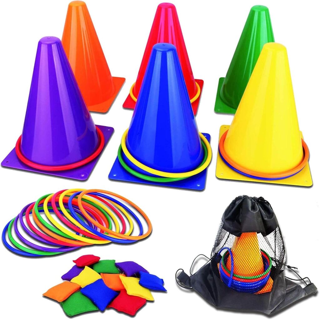3 in 1 Carnival Outdoor Games Combo Set Outdoor Games for Kids That Keep Them Active and Entertained at Home