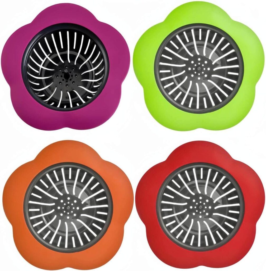 4PCS Silicone Sink Strainers Amazon Finds Under $20 That Are Surprisingly Useful