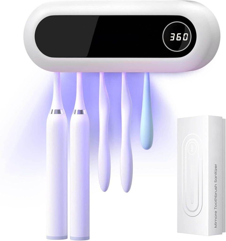 5 Toothbrush Slots Timer Function Bathroom Accessories for Small Spaces That Keep Things Organised and Clutter-Free