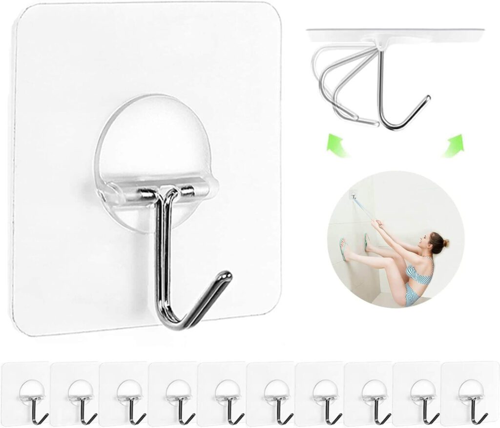 Adhesive Wall Hooks Bathroom Accessories for Small Spaces That Keep Things Organised and Clutter-Free