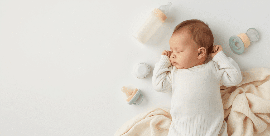 Banner for baby essentials for first time mums blog