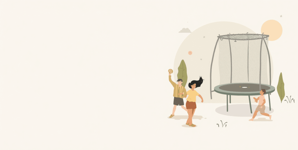 Banner for outdoor games for kids at home blog