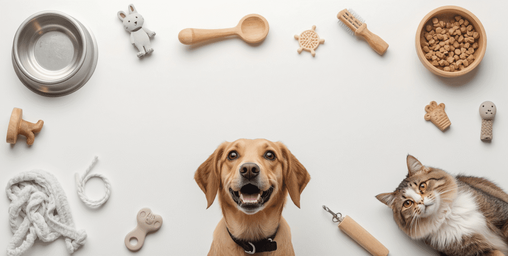 Banner for pet essentials for home blog