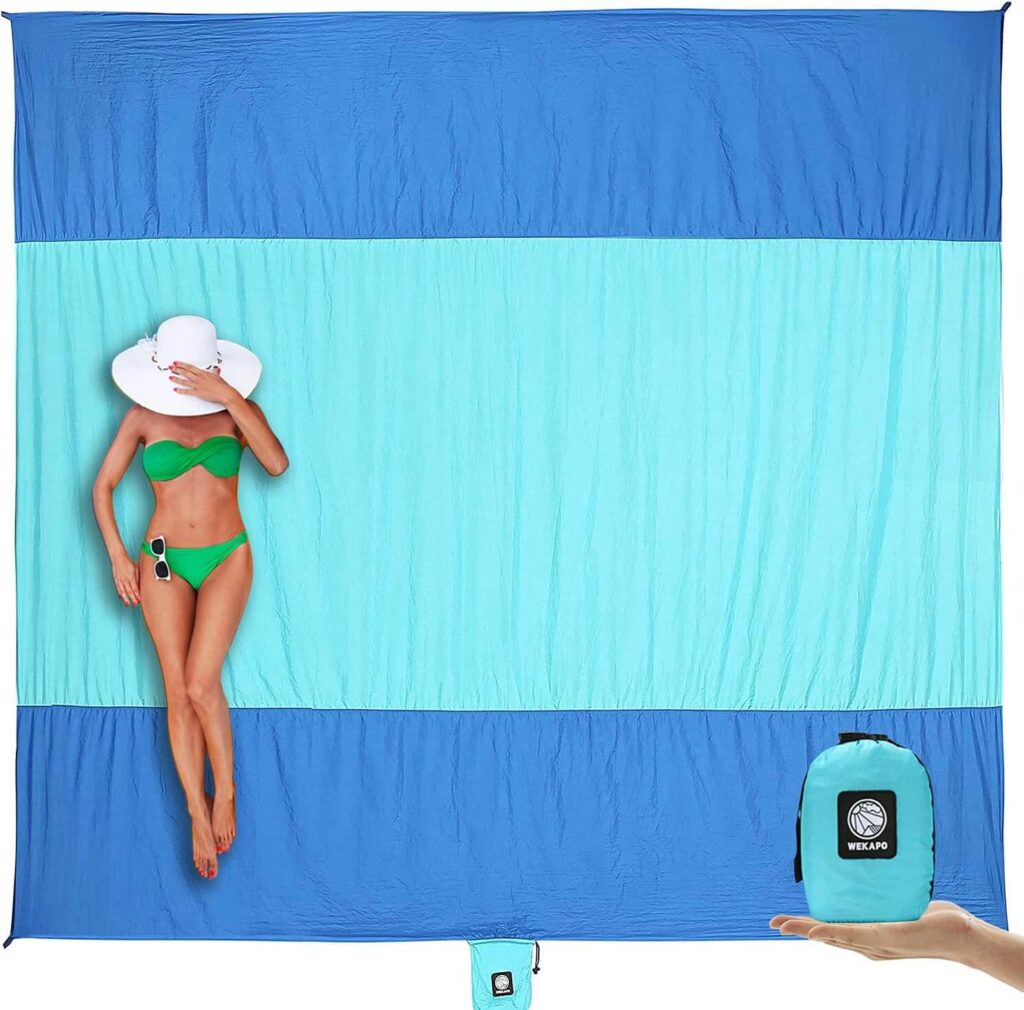 Beach Blanket Sandproof Waterproof Beach Accessories for Comfort and Convenience (Perfect for Stress-Free Days)