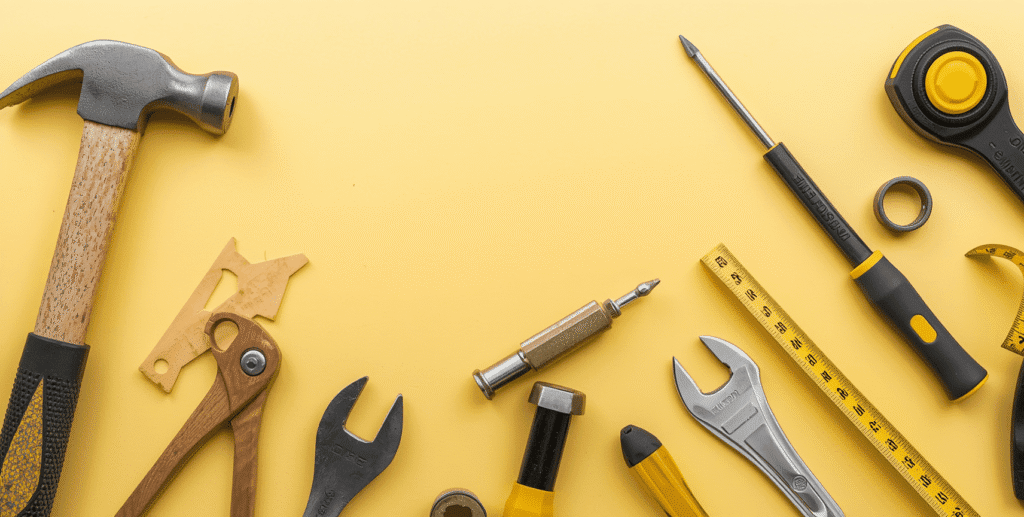 Banner for essential DIY tools for beginners