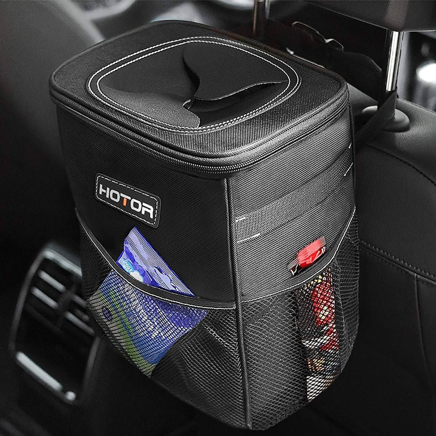 Car Trash Can with Lid and Storage Pockets The Busy Mum’s Little Helpers That Save Time and Reduce Stress Every Day