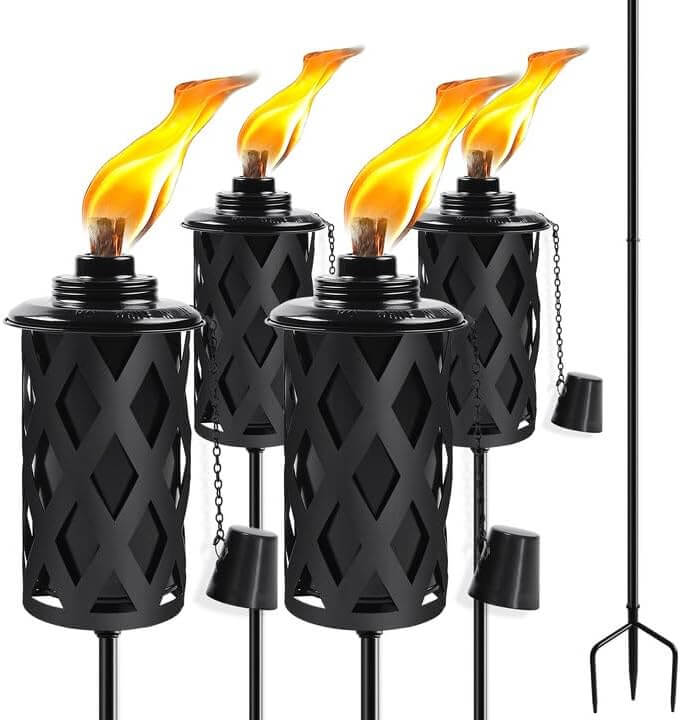 Citronella Torches for Outside Must-Have Garden Accessories for a Beautiful & Organised Outdoor Space