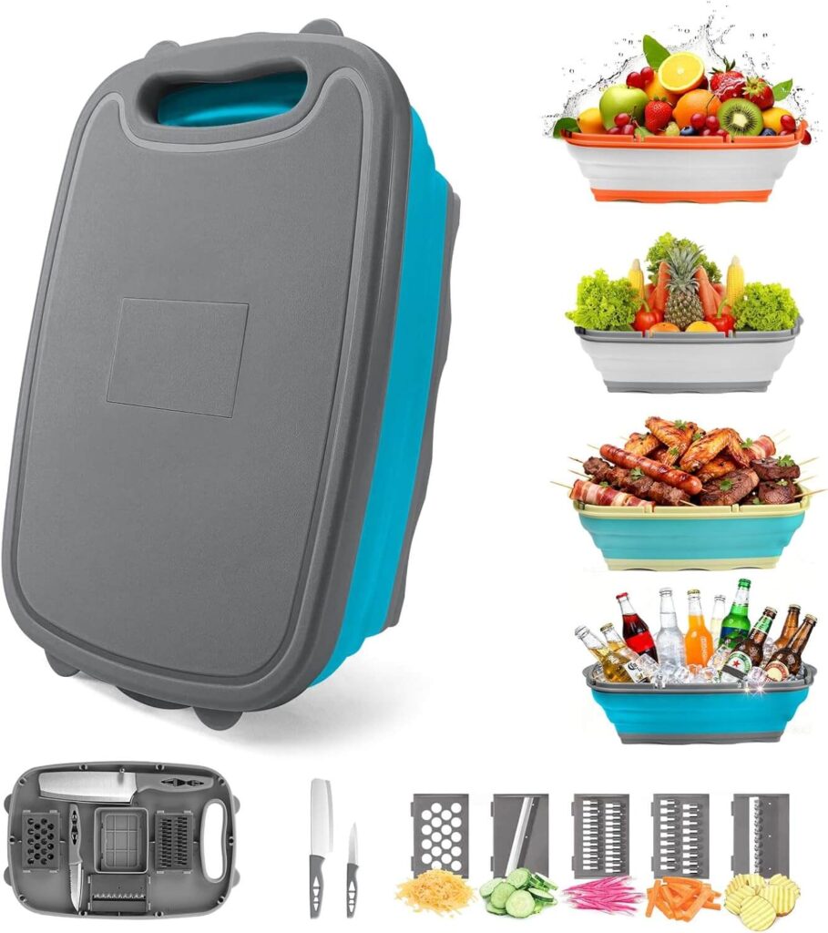 Collapsible Cutting Board Food Prep Toolkit Essentials That Save Time and Make Cooking Easier