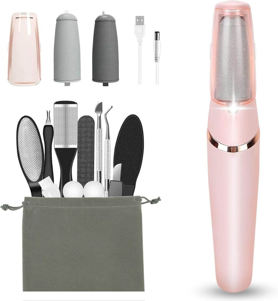Electric Callus Removers for Feet Manicure and Pedicure Essentials for Home That Make Self-Care Easy