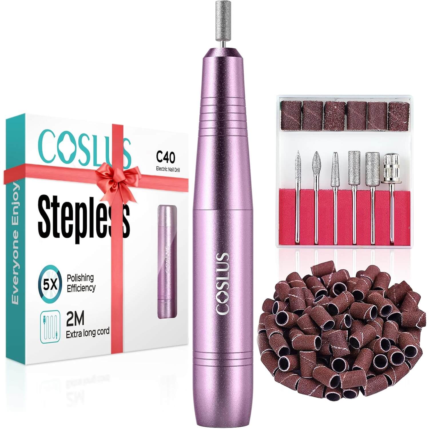 Electric Nail Drill File Manicure and Pedicure Essentials for Home That Make Self-Care Easy