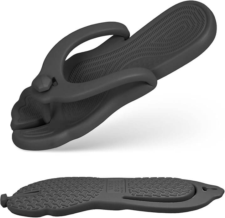 Foldable Travel Slippers Best Comfortable Travel Accessories (That Actually Make Travel Easier and More Efficient)