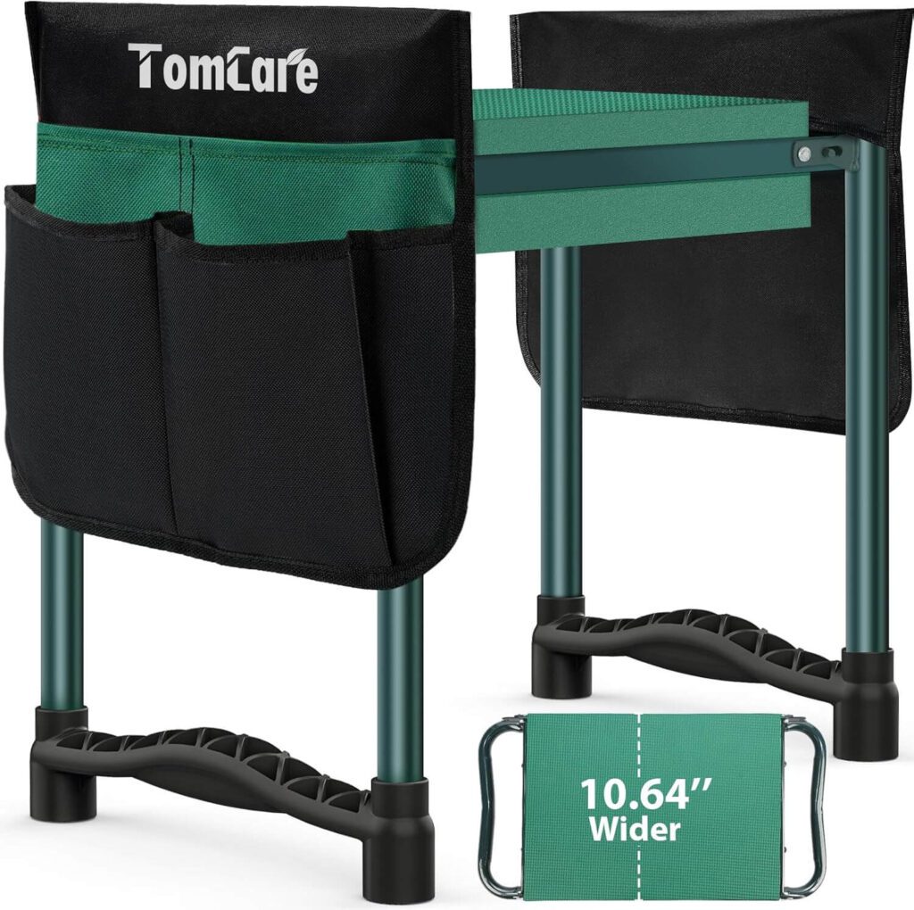 Green Garden Kneeler and Seat in white background