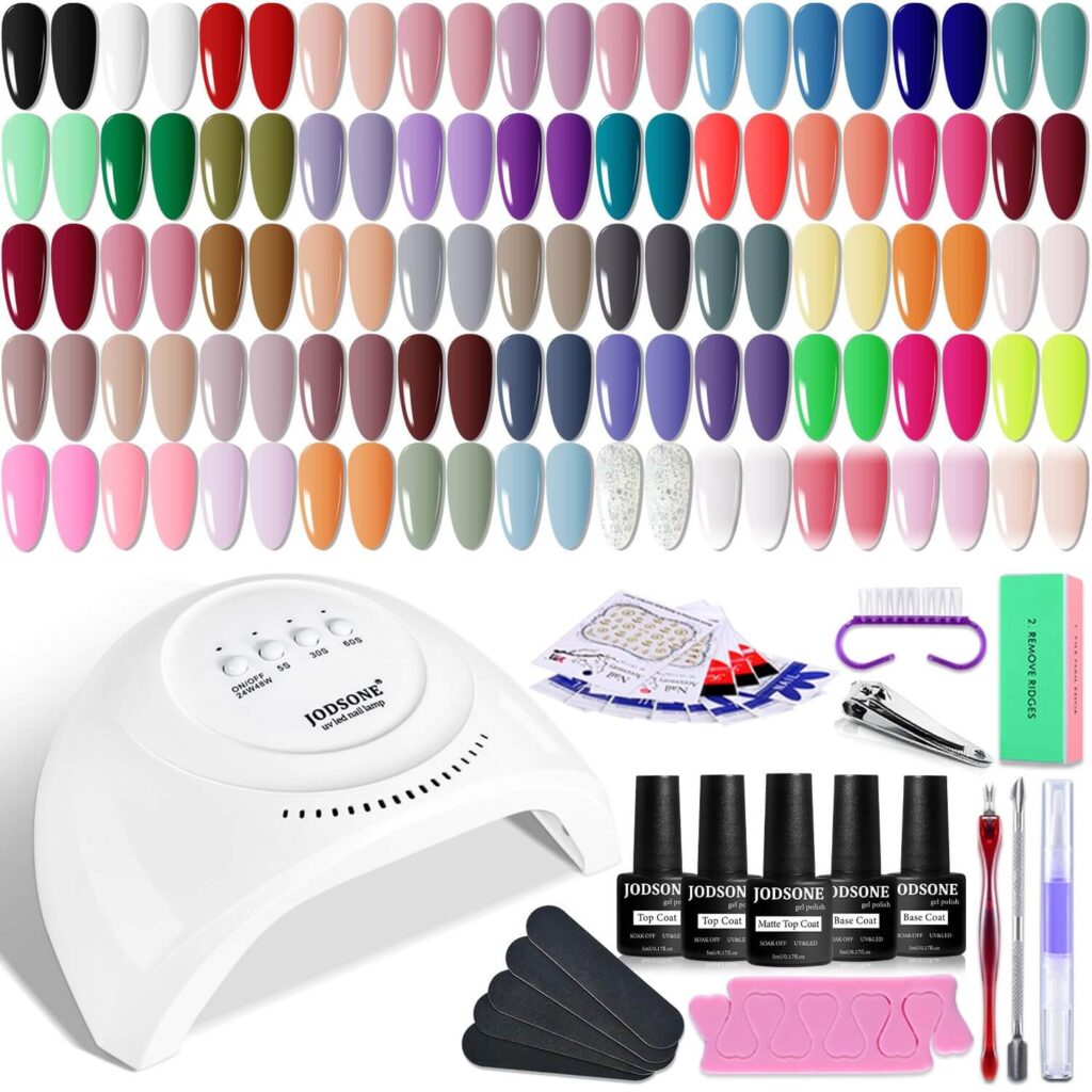 Gel Nail Polish Kit Manicure and Pedicure Essentials for Home That Make Self-Care Easy