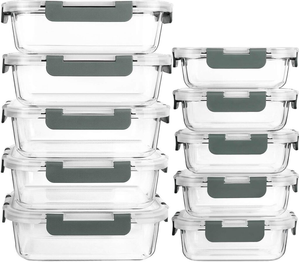 Glass Meal Prep Containers with Lids Food Prep Toolkit Essentials That Save Time and Make Cooking Easier