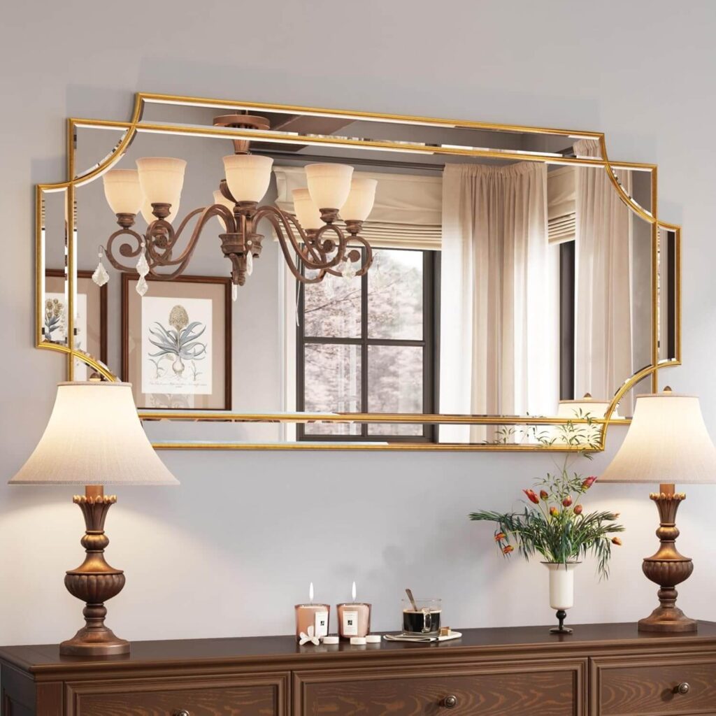 Gold Traditional Mirror for Wall Amazon Finds That Upgrade Your Home on a Budget (But Look Expensive)