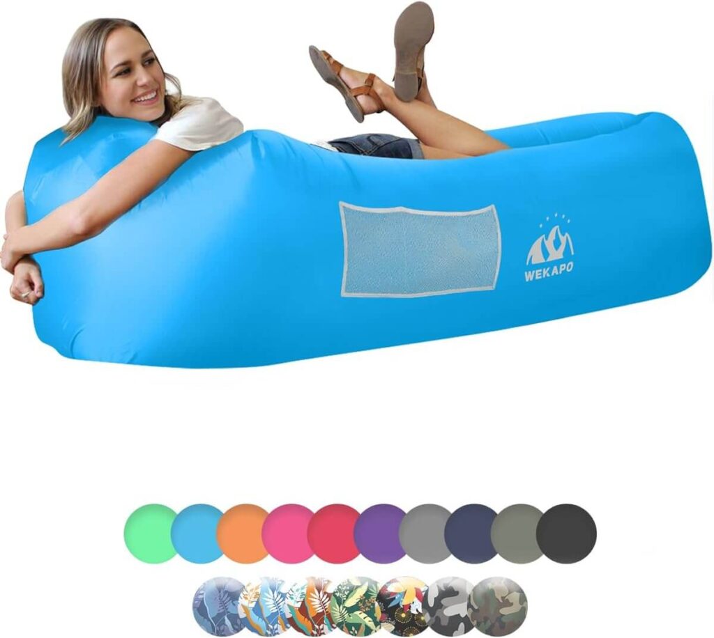 Inflatable Couch Air Lounger Chair Beach Accessories for Comfort and Convenience (Perfect for Stress-Free Days)
