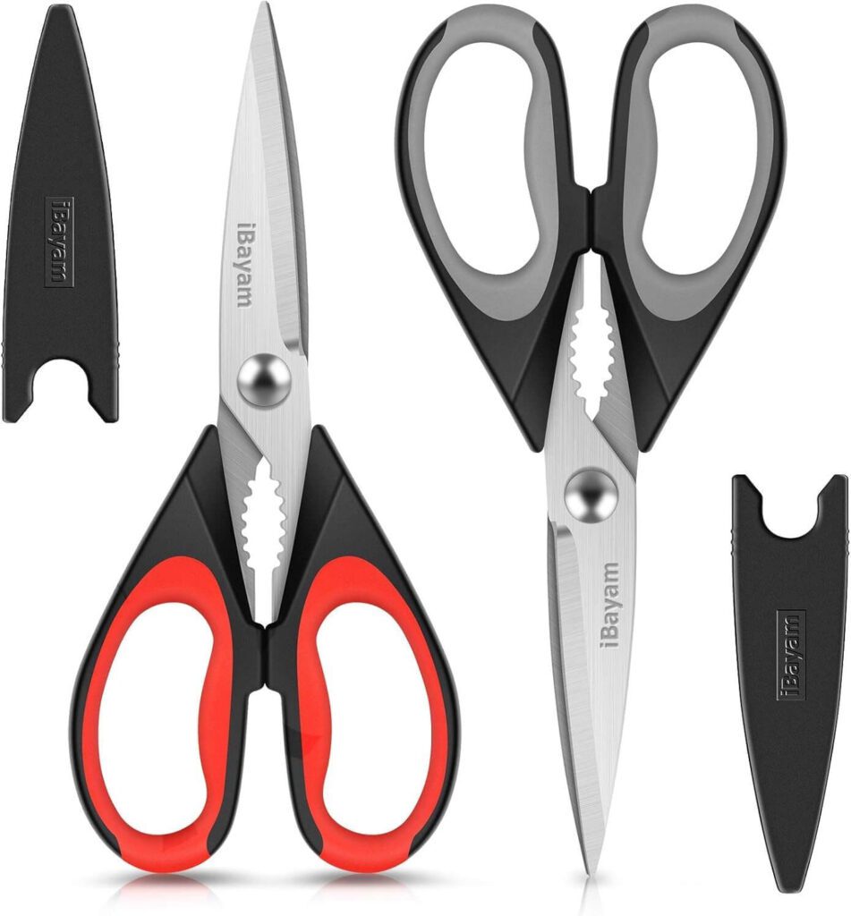 Kitchen Scissors All Purpose Food Prep Toolkit Essentials That Save Time and Make Cooking Easier