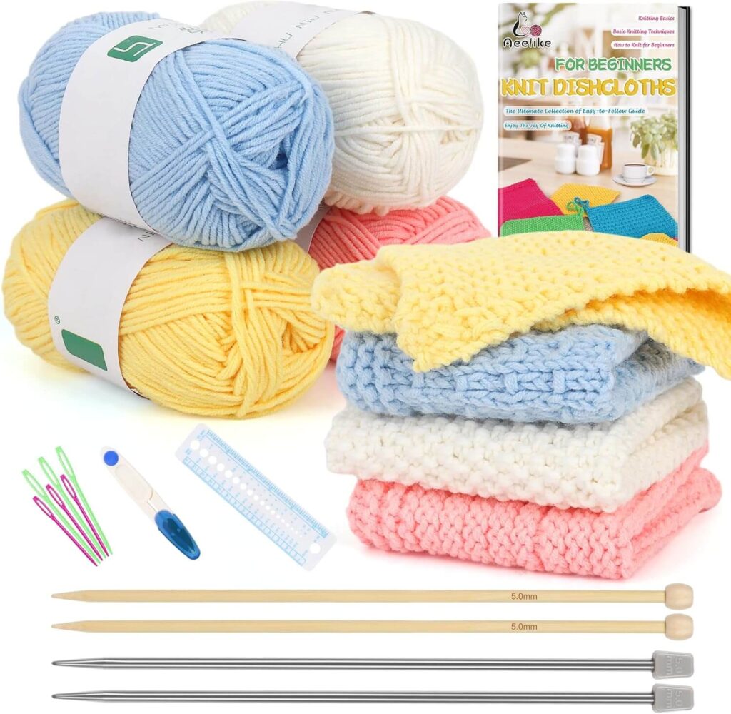 Knitting Kit for Beginners Beginner Craft Kits for Adults That Are Actually Relaxing and Easy to Start (No Experience Needed)