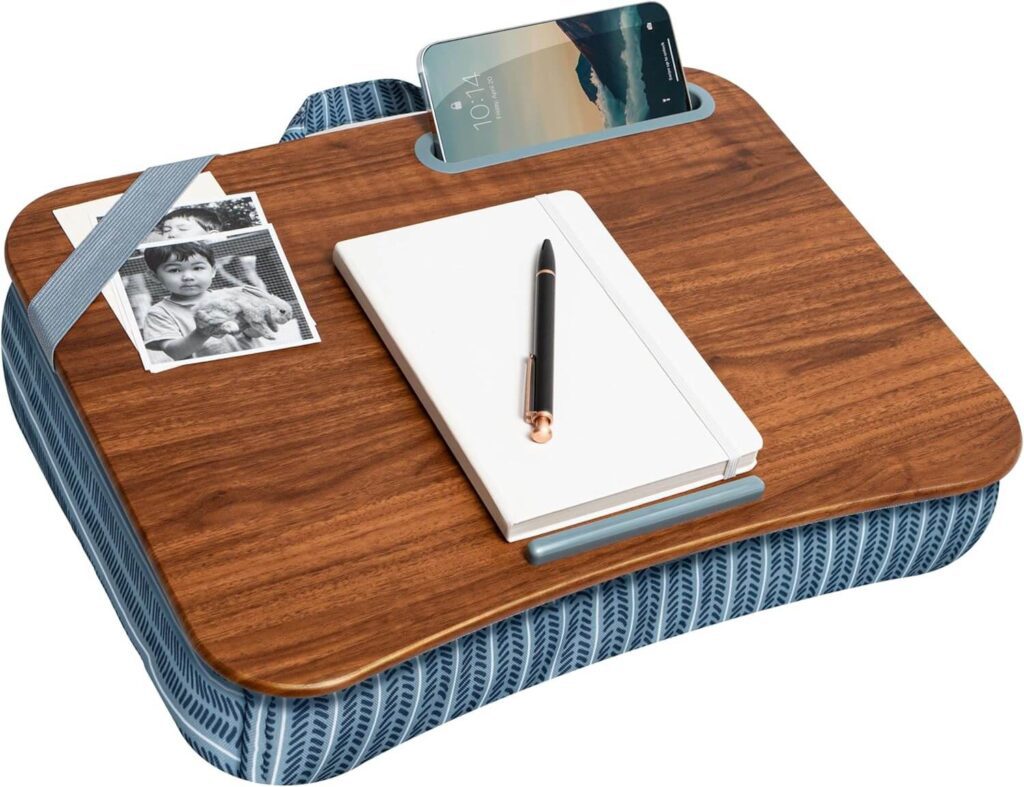 Lap Desk with Phone Holder and Device Ledge Amazon Finds for Lazy Weekends That Make Life More Comfortable