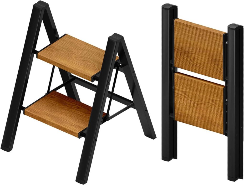 Lightweight Folding Step Stool Kitchen Accessories for Small Kitchens That Save Space and Make Cooking Easier