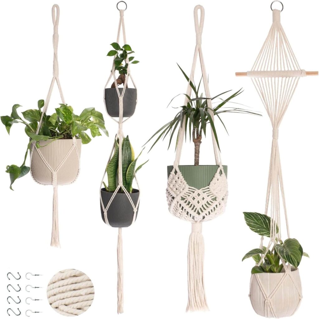 Macrame Plant Hangers Must-Have Garden Accessories for a Beautiful & Organised Outdoor Space