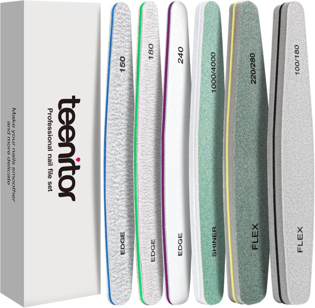 Nail File Nail Buffer Manicure and Pedicure Essentials for Home That Make Self-Care Easy
