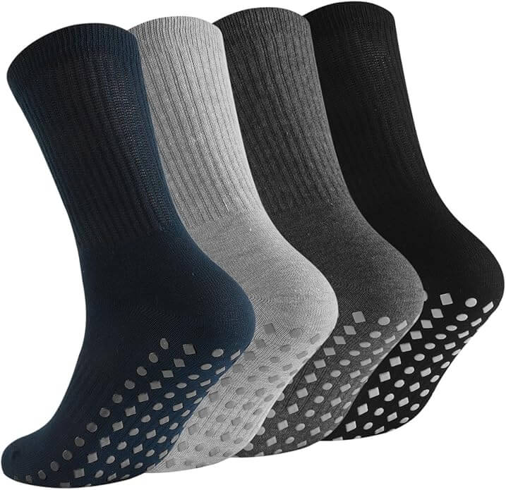 Non Slip Grip Socks Best Home Gym Equipment for Small Spaces (Affordable & Effective Picks)