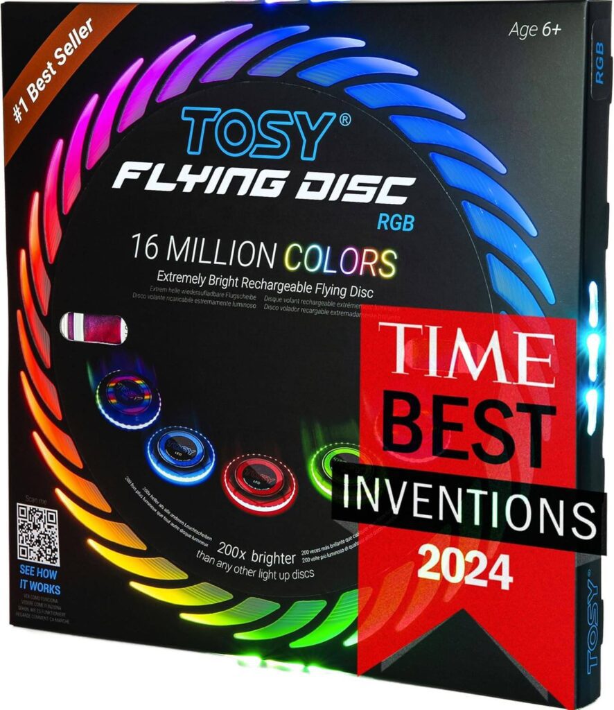 TOSY Flying Disc Outdoor Games for Kids That Keep Them Active and Entertained at Home
