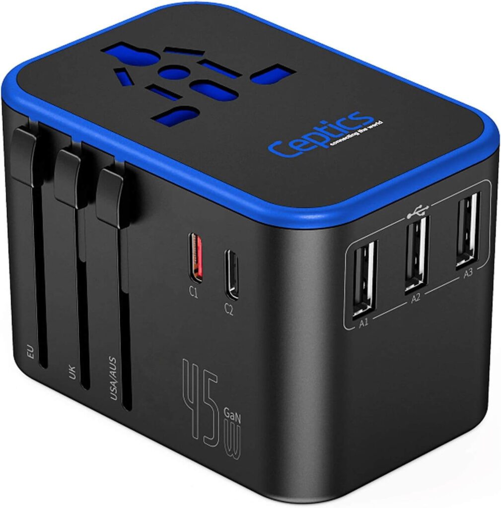 Universal Travel Adapter Best Comfortable Travel Accessories (That Actually Make Travel Easier and More Efficient)