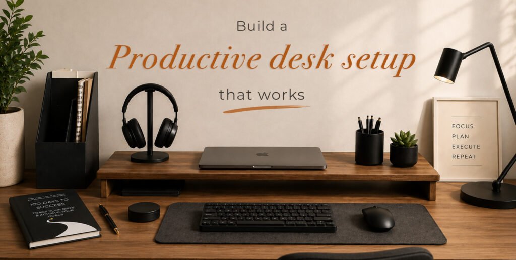 Banner Image for Productivity Desk Setup Blog